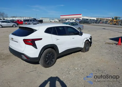 2025 Chevrolet Trax Fwd Ls из США, поврежденный, VIN KL77LFEP2SC072606